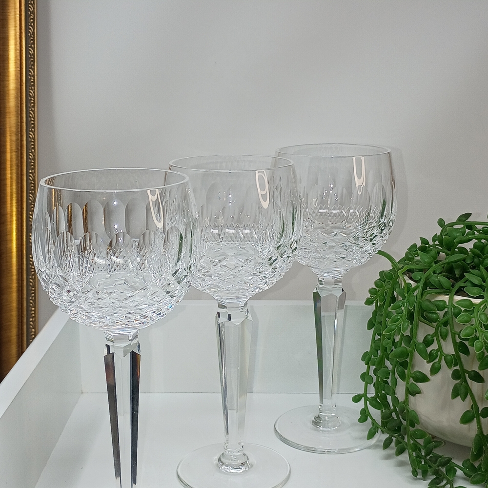 Waterford Crystal Wine Glasses Set Of 3 - Picture 4 of 8